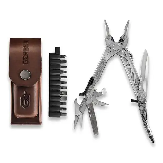 Gerber Center Drive Plus Bits Leather Multitool 1417 1 Gerber Center Drive Plus Bits Leather Multitool 1417