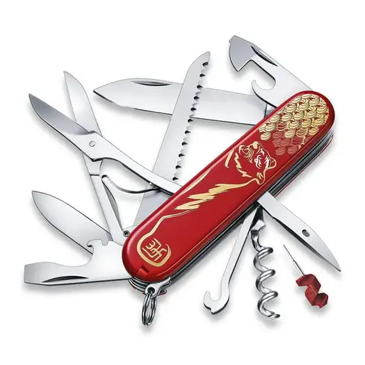 Victorinox Huntsman Year Of The Tiger 2022 Multitool 1 Victorinox Huntsman Year Of The Tiger 2022 Multitool